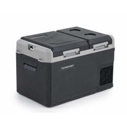 Tecnopoint TC21-17 Çift Kapaklı Oto&Karavan Buzdolabı | 40 Litre 12/24V DC  –  110/220V AC